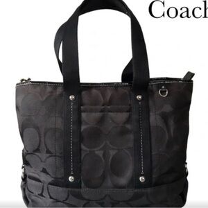 Coach Signature Black Tote Bag